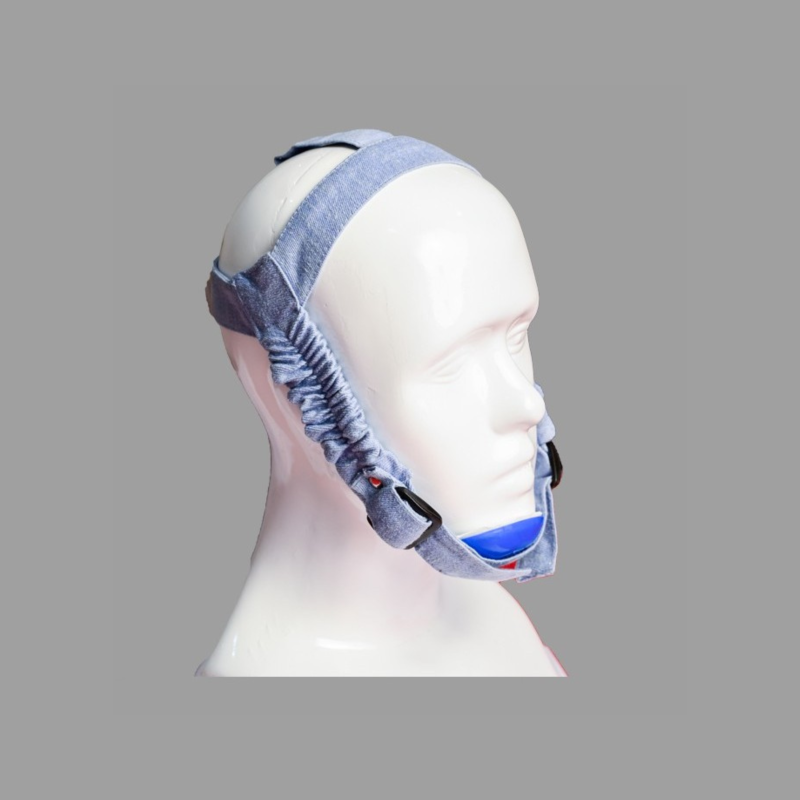 Chin Cap Set - Denim Material